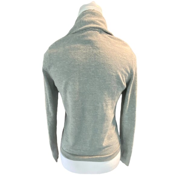 Michael Kors Sweater Sequins Cardigan and Tank Cotton Blend Top Silver Grey S/P - Picture 6 of 11